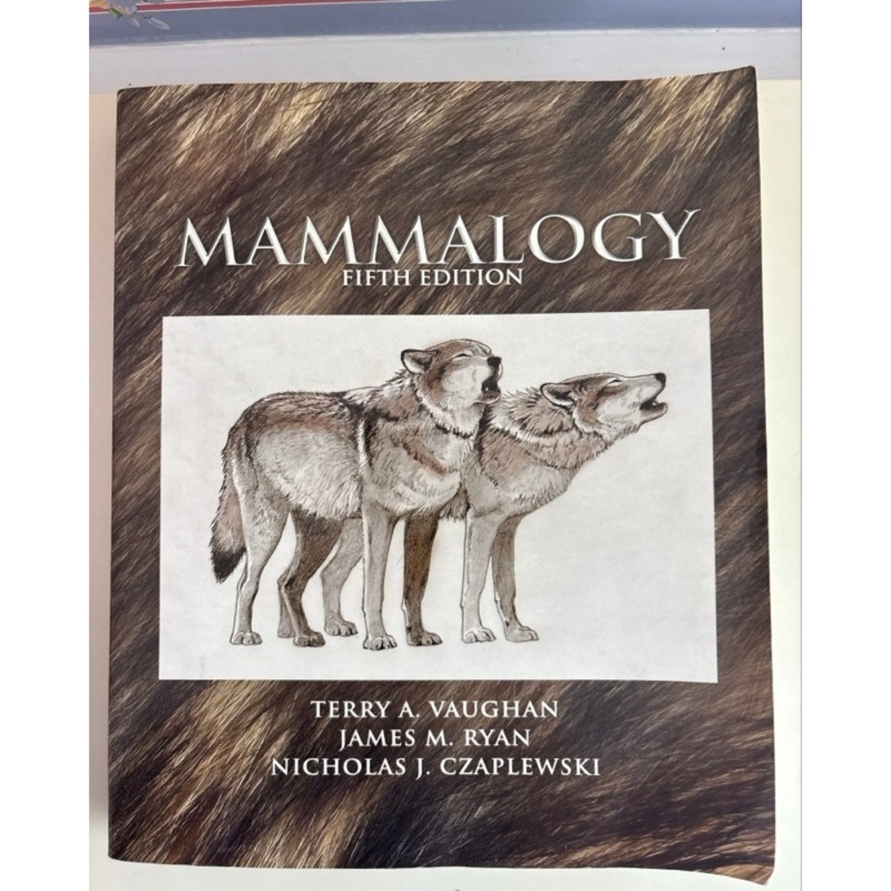 Mammalogy Fifth Edition Terry A Vaughan James M Ryan Nicholas J Czaplewski Book